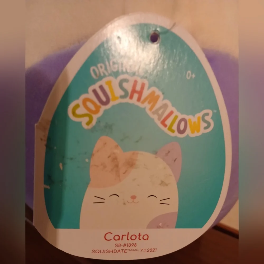 8 Inch Squishmallow Carlotta The Cat